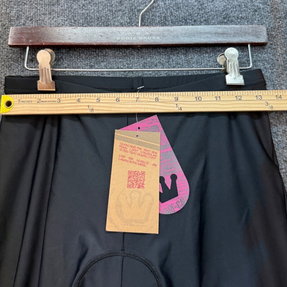 Canari Pro Tour Gel Knicker Womens Large Black Padded Cycling Bike Pants NWT - Picture 7 of 8